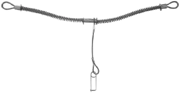 Dixon King “whipcheck” safety cable