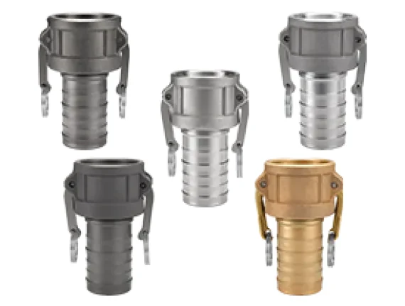 Dixon Camlock Type C — female coupler × hose shank