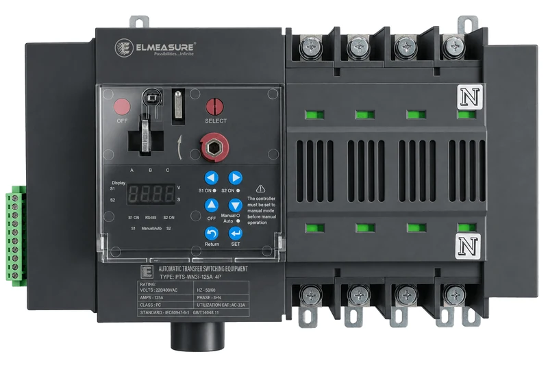 Elmeasure Solenoid ATS — ATS-WN3i inbuilt controller