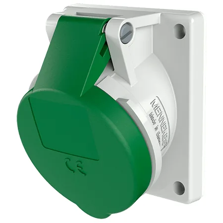 Mennekes Panel mounted receptacles — Screwless spring terminals (IP44 / IP67)
